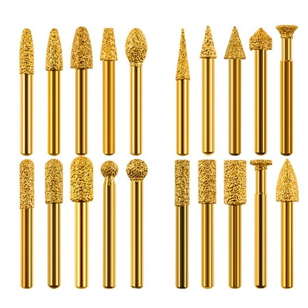 Diamond Grinding Burr Drill Bit Coarse Rotary Bits Coarse Rotary Bits 6mm Universal Fitment For Home Tools B