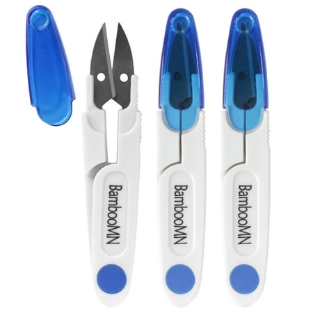 Professional Multi-Purpose Thread Snips - Blue - 3 Pairs