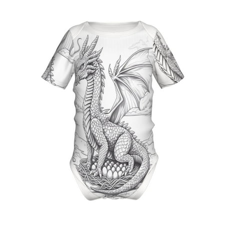 Junzan Dragon Nest Sketch Print Short-Sleeve Baby Climbing Clothes Bodysuits for Infant One-Piece for Baby Boys & Girls Baby Clothes Baby Romper with Snap Closure-9M
Junzan Dragon Nest Sketch Print Short-Sleeve Baby Climbing Clothes Bodysuits for Infant One-Piece for Baby Boys & Girls Baby Clothes Baby Romper with Snap Closure-9M