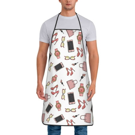 Apron for Men Women pink fashion Waterproof Chef Kitchen Baking Apron with Long Ties Aprons for Cooking Baking and Gardening Kitchen Collection
Apron for Men Women pink fashion Waterproof Chef Kitchen Baking Apron with Long Ties Aprons for Cooking Baking and Gardening Kitchen Collection