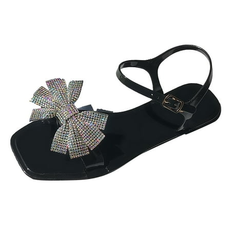 CBGELRT Sandles Womens Low Wedge Sandals Women Shoes Fashion Bright Diamond Bowknot Bright Diamond Sandals Flash Diamond One Foot Wears Flat Sandals Slide Sandals Women
CBGELRT Sandles Womens Low Wedge Sandals Women Shoes Fashion Bright Diamond Bowknot Bright Diamond Sandals Flash Diamond One Foot Wears Flat Sandals Slide Sandals Women