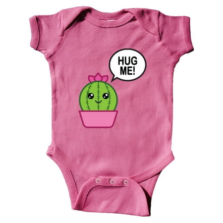 Inktastic Hug me with Little Cactus Gift Baby Girl Bodysuit