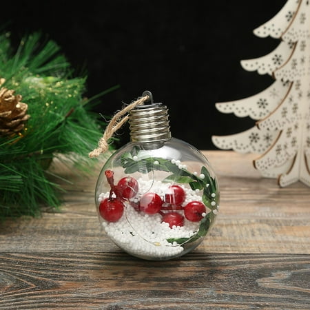 Turilly 10cm Christmas LED Transparent Waterproof Ball Light Christmas Tree Pendant Glowing
Turilly 10cm Christmas LED Transparent Waterproof Ball Light Christmas Tree Pendant Glowing