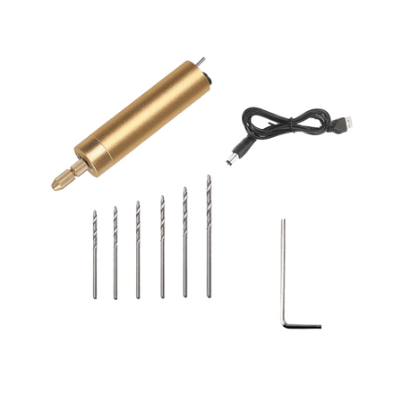Mini USB Electric Drill Handheld Punch Drill 5V Electric Hand Drill Circuit Board Acrylic Film Handmade Jewelry Drill