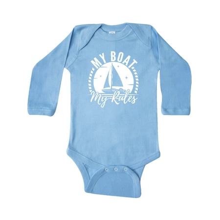 Inktastic Sailing Captain My Boat My Rules Gift Baby Boy or Baby Girl Long Sleeve Bodysuit
Inktastic Sailing Captain My Boat My Rules Gift Baby Boy or Baby Girl Long Sleeve Bodysuit