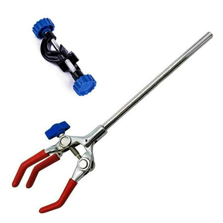 Lab Clamp 3 Finger Adjust Jaw with Scientific Extension Adjustable Black Laboratory Stand Clip
Lab Clamp 3 Finger Adjust Jaw with Scientific Extension Adjustable Black Laboratory Stand Clip