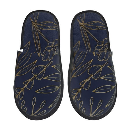 Noikeo Copper-Gold Gloss Outline Flower Pattern Cozy Slippers Indoor for Women and Mens Fuzzy House Shoes Soft Plush Warm Slip-on Slippers-Large
Noikeo Copper-Gold Gloss Outline Flower Pattern Cozy Slippers Indoor for Women and Mens Fuzzy House Shoes Soft Plush Warm Slip-on Slippers-Large