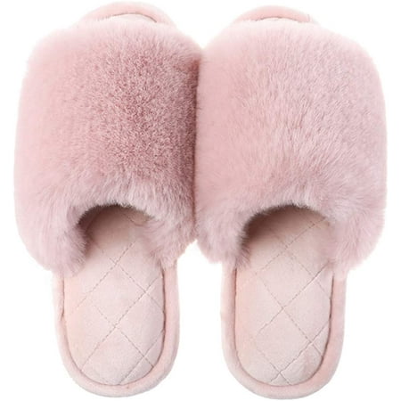 PIKADINGNIS Women s Faux Fur Open Toe Slippers Fuzzy Flat Spa Fluffy House Shoes Indoor Outdoor Slip on Memory Foam Slide Sandals
PIKADINGNIS Women s Faux Fur Open Toe Slippers Fuzzy Flat Spa Fluffy House Shoes Indoor Outdoor Slip on Memory Foam Slide Sandals