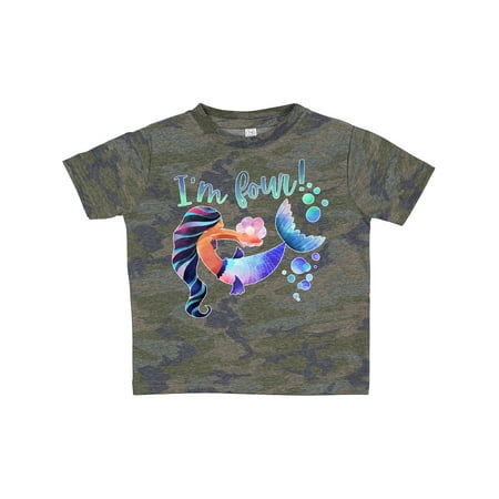 Inktastic I m Four! 4th Birthday Pink and Blue Mermaid Gift Toddler Boy or Toddler Girl T-Shirt
Inktastic I m Four! 4th Birthday Pink and Blue Mermaid Gift Toddler Boy or Toddler Girl T-Shirt