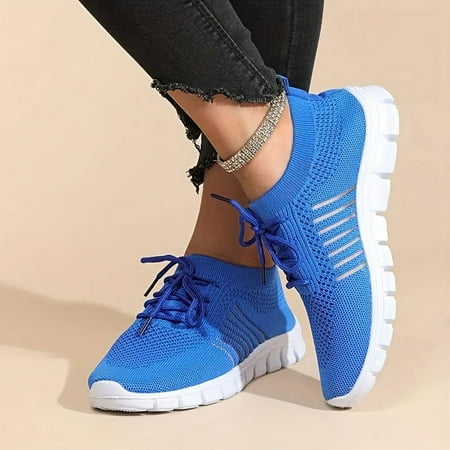 Women s Casual Knitted Sock Sneakers Comfortable Solid Color Lace Up Running Tennis Jogging Sneakers Low Top Sports Shoes Casual Sneakers
Women s Casual Knitted Sock Sneakers Comfortable Solid Color Lace Up Running Tennis Jogging Sneakers Low Top Sports Shoes Casual Sneakers