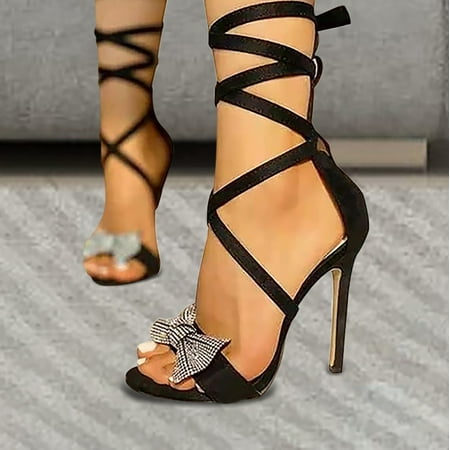 Vedolay Womens Pumps High Heels for Women Summer Open Toe Ankle Strap Platform Casual Strappy on High Shoes Black 7.5 
Vedolay Womens Pumps High Heels for Women Summer Open Toe Ankle Strap Platform Casual Strappy on High Shoes Black 7.5
