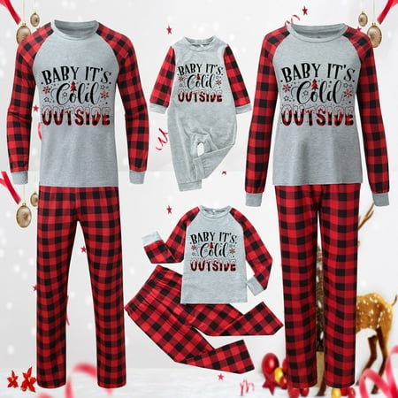 Merry Christmas Plaid Printed Loungewear Christmas Family Matching Pajamas Home Sleepwear
Merry Christmas Plaid Printed Loungewear Christmas Family Matching Pajamas Home Sleepwear