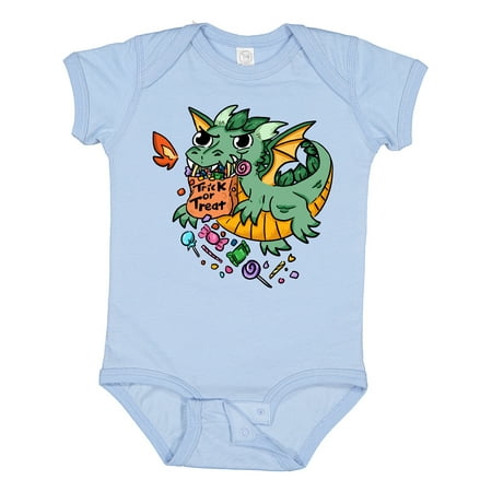 Inktastic Trick Or Treat Cute Halloween Dragon Boys or Girls Baby Bodysuit
Inktastic Trick Or Treat Cute Halloween Dragon Boys or Girls Baby Bodysuit