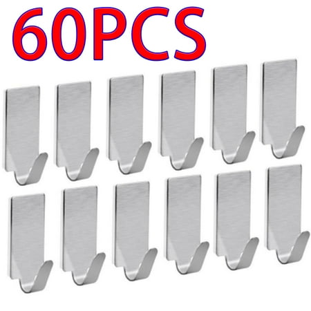 Kcysta 60pcs Wall Hooks for Reusable Seamless Wall Hooks Waterproof Oilproof Heavy Duty Self Adhesive Hooks for Kitchen Bathroom
Kcysta 60pcs Wall Hooks for Reusable Seamless Wall Hooks Waterproof Oilproof Heavy Duty Self Adhesive Hooks for Kitchen Bathroom