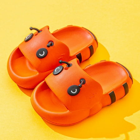 Pejock Boys Girls Shower Slides Cute Cartoon Non-Slip Open Toe Sandals Toddler Slippers Baby Girls Cute Cartoon Caterpillar EVA Soft Non-slip Thick Bottom Outdoor Slippers 2-8Years
Pejock Boys Girls Shower Slides Cute Cartoon Non-Slip Open Toe Sandals Toddler Slippers Baby Girls Cute Cartoon Caterpillar EVA Soft Non-slip Thick Bottom Outdoor Slippers 2-8Years