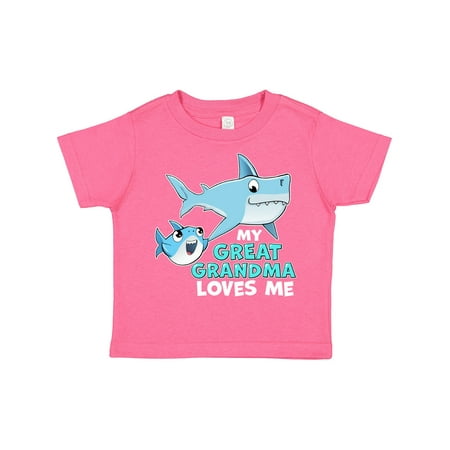 Inktastic My Great Grandma Loves Me with Cute Sharks Gift Toddler Boy or Toddler Girl T-Shirt
Inktastic My Great Grandma Loves Me with Cute Sharks Gift Toddler Boy or Toddler Girl T-Shirt