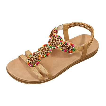 sandals for Women Women s Summer Non Slip Solid Color Slip On Flat Beach Open Toe Breathable Sandals Shoes Artificial leather Dress Sandals for Women Khaki
sandals for Women Women s Summer Non Slip Solid Color Slip On Flat Beach Open Toe Breathable Sandals Shoes Artificial leather Dress Sandals for Women Khaki