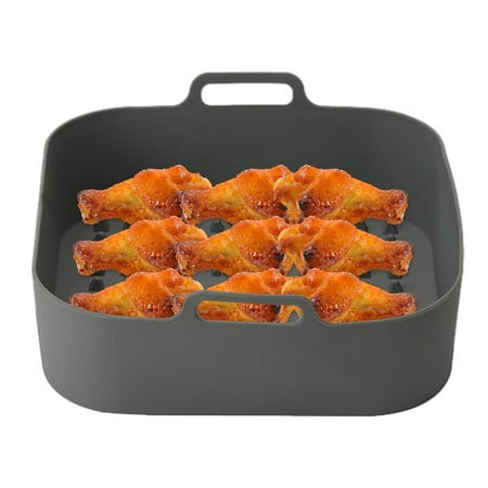 Tohuu Silicone Square Silicone Oven Tray Food Safe Non Stick Pot with Handle Heat Resistant Reusable Baking Mat steadfast
Tohuu Silicone Square Silicone Oven Tray Food Safe Non Stick Pot with Handle Heat Resistant Reusable Baking Mat steadfast