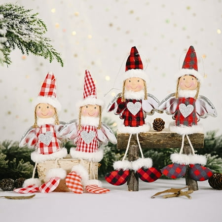 Hadanceo Plaid Girl Pendant Cartoon Decorative Soft Festival Props Cloth Christmas Party Angel Girl Pendant for Shopping Mall Window
Hadanceo Plaid Girl Pendant Cartoon Decorative Soft Festival Props Cloth Christmas Party Angel Girl Pendant for Shopping Mall Window
