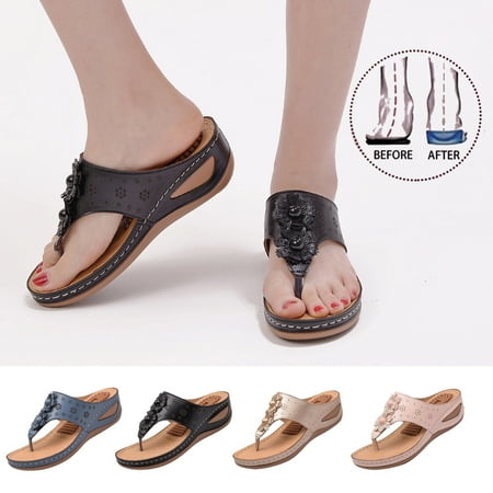 Cethrio Wedge Sandals for Women- on Clearance Slides Sandal Wedge Comfy Soles Wide Width Gold Dressy Sandals/ Slides Size 6
Cethrio Wedge Sandals for Women- on Clearance Slides Sandal Wedge Comfy Soles Wide Width Gold Dressy Sandals/ Slides Size 6
