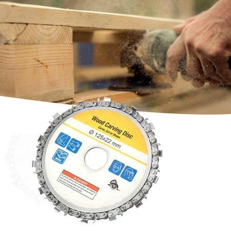 Wood Carving Chain Disc 14 Teeth Professional Anti-Kickback Angle Grinder Chain Disc 4.92 For Cutting 100/115 Angle Grinder Carving Of Wood
Wood Carving Chain Disc 14 Teeth Professional Anti-Kickback Angle Grinder Chain Disc 4.92 For Cutting 100/115 Angle Grinder Carving Of Wood