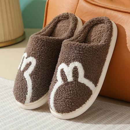 Juebong Christmas Gifts Womens Mens Fall Winter Plush Warm Slippers Cartoon Home Shoes Indoor Cotton Slipper Coffee 7.5
Juebong Christmas Gifts Womens Mens Fall Winter Plush Warm Slippers Cartoon Home Shoes Indoor Cotton Slipper Coffee 7.5