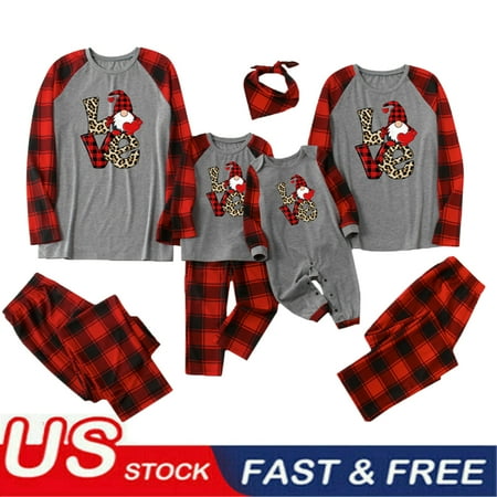 Family Christmas PJs Matching Sets Xmas Pajamas for Family Holiday Plaid Pants Mum and Dad Sleepwear Loungewear
Family Christmas PJs Matching Sets Xmas Pajamas for Family Holiday Plaid Pants Mum and Dad Sleepwear Loungewear