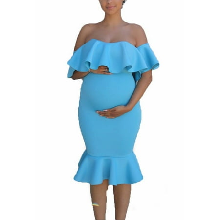 Odeerbi Maternity Dress For photoshoot Women Gown Dress Pregnant Clothes Dress Photography Skirt Light Blue
Odeerbi Maternity Dress For photoshoot Women Gown Dress Pregnant Clothes Dress Photography Skirt Light Blue