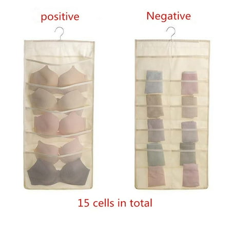 Double Sided Hanging Bag Folding Clothing Storage Bag Clear Socks Bra Underwear Rack Hanger Storage Bag Organizer Wardrobe
Double Sided Hanging Bag Folding Clothing Storage Bag Clear Socks Bra Underwear Rack Hanger Storage Bag Organizer Wardrobe