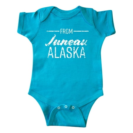 Inktastic From Juneau Alaska in White Distressed Text Gift Baby Boy or Baby Girl Bodysuit
Inktastic From Juneau Alaska in White Distressed Text Gift Baby Boy or Baby Girl Bodysuit