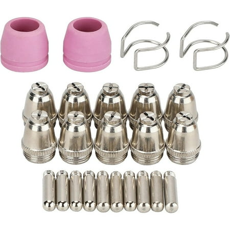 BLUESON 24Pcs Ag60 Plasma Cutter Torch Kits Tips Electrodes For Cutting Torch Wsd-60P
BLUESON 24Pcs Ag60 Plasma Cutter Torch Kits Tips Electrodes For Cutting Torch Wsd-60P