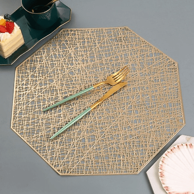 UMMH UMMH Mat Flower Bronzing PVC Placemat Hollow Coaster Table Decor Heat Resistant
UMMH UMMH Mat Flower Bronzing PVC Placemat Hollow Coaster Table Decor Heat Resistant
