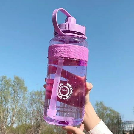 600/1000/1500/2000ml BPA Free with Straw 600-2000ML Portable Water Bottle Kettle Large Capacity Travel Sports Drinking Sucker PURPLE 2000ML 2000ML
600/1000/1500/2000ml BPA Free with Straw 600-2000ML Portable Water Bottle Kettle Large Capacity Travel Sports Drinking Sucker PURPLE 2000ML 2000ML