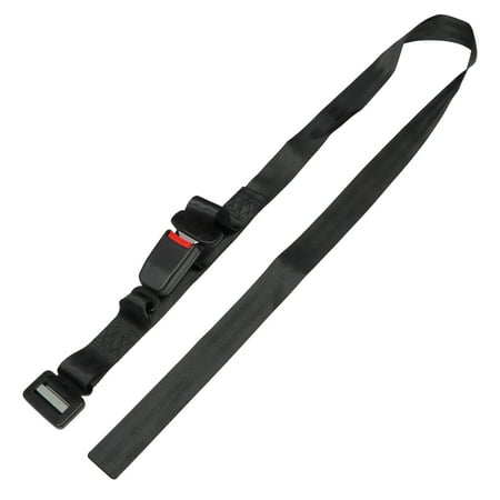 1Pc Pregnant Woman Seat Belt Adjustable Safety Harness Buckle Safety Strap Black