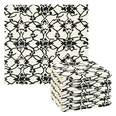 Geometric Floral Prints Kitchen Cloth Dish Towels for Drying Washing Absorbent Dish Rags 6 Pack
Geometric Floral Prints Kitchen Cloth Dish Towels for Drying Washing Absorbent Dish Rags 6 Pack