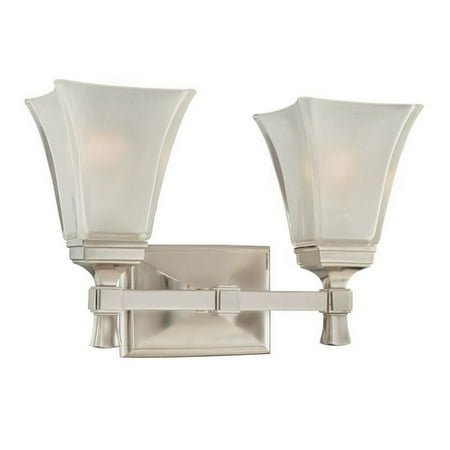 2 Light Vanity Light 15 inches Wide By 9.75 inches High-Satin Nickel Finish Bailey Street Home 116-Bel-692899
2 Light Vanity Light 15 inches Wide By 9.75 inches High-Satin Nickel Finish Bailey Street Home 116-Bel-692899