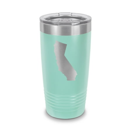 California Shaped Tumbler 20 oz - Laser Engraved w/ Clear Lid - Stainless Steel - Vacuum Insulated - Double Walled - Travel Mug - ca soca lnorcal - Teal
California Shaped Tumbler 20 oz - Laser Engraved w/ Clear Lid - Stainless Steel - Vacuum Insulated - Double Walled - Travel Mug - ca soca lnorcal - Teal