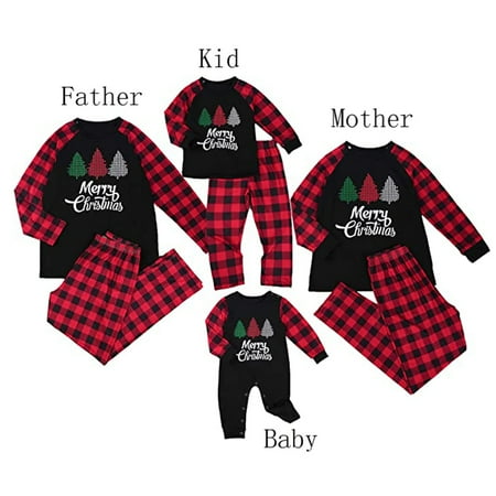 Family Matching Christmas Pajamas 2pcs Set Xmas Tree Tops Plaid Pants Sleepwear Nightwear
Family Matching Christmas Pajamas 2pcs Set Xmas Tree Tops Plaid Pants Sleepwear Nightwear
