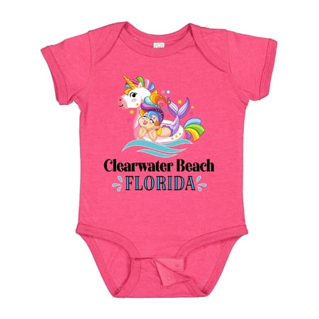 Inktastic Clearwater Beach Florida Gift Baby Girl Bodysuit