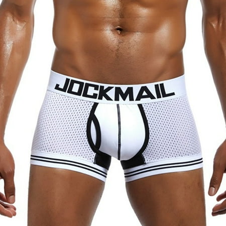 BIZIZA Pouch Soft Underwear for Men Comfort Male Briefs Breathable Stretch Trunks White M
BIZIZA Pouch Soft Underwear for Men Comfort Male Briefs Breathable Stretch Trunks White M