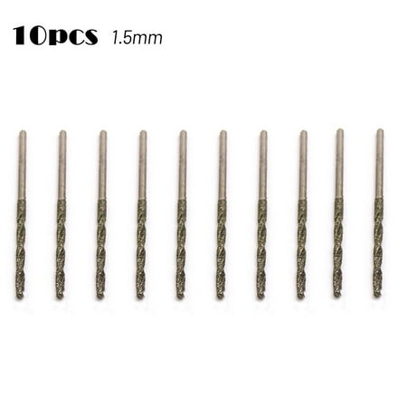 10Pcs Diamond Coated Spiral Drill Bits Drilling Polishing For Glass JewelryAgate
10Pcs Diamond Coated Spiral Drill Bits Drilling Polishing For Glass JewelryAgate