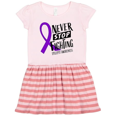 Inktastic Never Stop Fighting Epilepsy Awareness Purple Ribbon Gift Toddler Girl Dress
Inktastic Never Stop Fighting Epilepsy Awareness Purple Ribbon Gift Toddler Girl Dress
