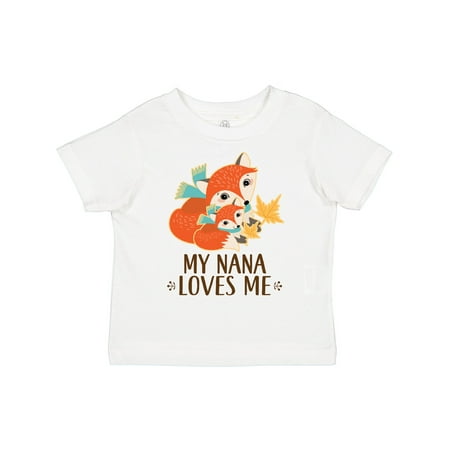 Inktastic My Nana Loves Me Grandchild Cute Fox Gift Toddler Boy or Toddler Girl T-Shirt
Inktastic My Nana Loves Me Grandchild Cute Fox Gift Toddler Boy or Toddler Girl T-Shirt