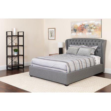 Copper Grove Ura Tufted Upholstered Platform Bed