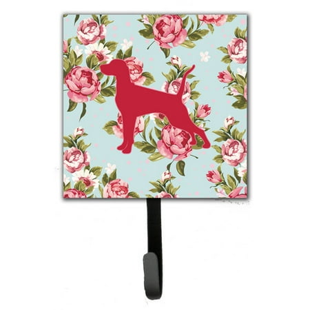 Caroline s Treasures Pointer Shabby Elegance Roses Leash Holder and Wall Hook