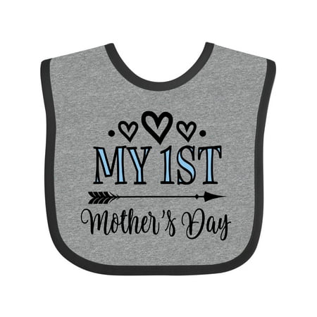 Inktastic My 1st Mothers Day Outfit Gift Baby Girl Bib