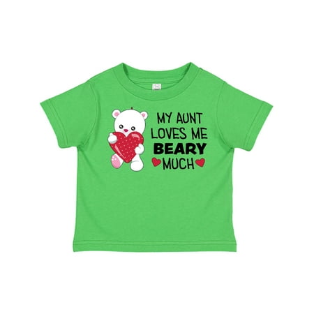 Inktastic My Aunt Loves Me Beary Much- cute bear Gift Toddler Boy or Toddler Girl T-Shirt 
Inktastic My Aunt Loves Me Beary Much- cute bear Gift Toddler Boy or Toddler Girl T-Shirt