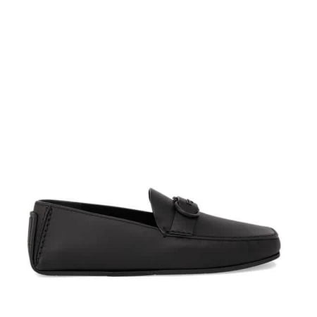 Salvatore Ferragamo Men s Black Palinuro Gancini Ornament Driver Brand Size 7