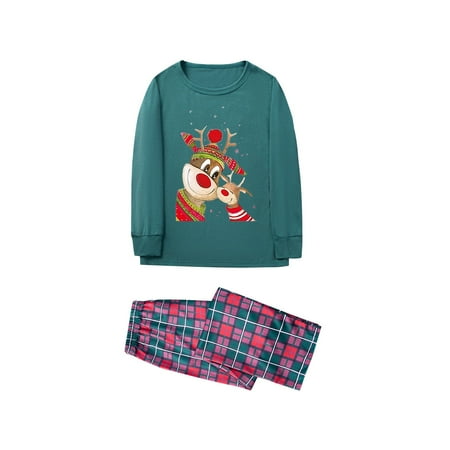 Family Matching Christmas Pajamas Set Solid Sleeves Cute Pattern Printing Festival For Adults & Kids Parent Child Outfit
Family Matching Christmas Pajamas Set Solid Sleeves Cute Pattern Printing Festival For Adults & Kids Parent Child Outfit