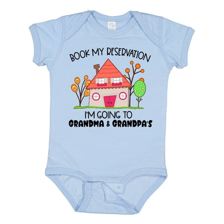 Inktastic Book My Reservation- I m Going to Grandma and Grandpa s Boys or Girls Baby Bodysuit
Inktastic Book My Reservation- I m Going to Grandma and Grandpa s Boys or Girls Baby Bodysuit